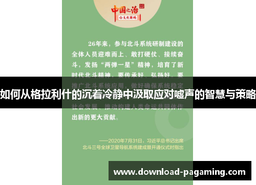 如何从格拉利什的沉着冷静中汲取应对嘘声的智慧与策略