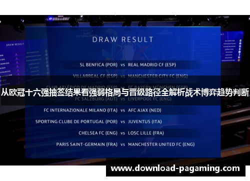 从欧冠十六强抽签结果看强弱格局与晋级路径全解析战术博弈趋势判断